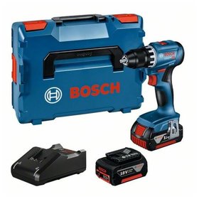 Bosch - Akku-Bohrschrauber GSR 18V-45, 2 Akku GBA 18V 3.0Ah, Ladg. u. L-BOXX (06019K3204)