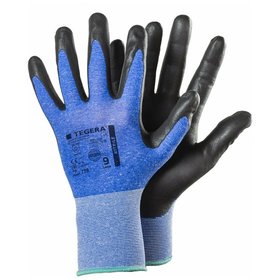 TEGERA® - Arbeitshandschuhe TEGERA 779, Kat. II, blau/schwarz, Gr. 7