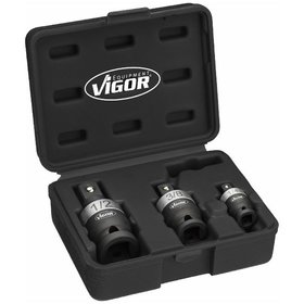 VIGOR® - Kraft-Gelenk Satz V5505 4-kant 1/4" / 3/8" / 1/2"