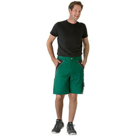Planam - Shorts 2545 grün/schwarz, Größe S