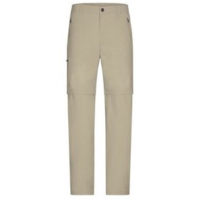 James & Nicholson - Herren Zipphose JN583, stein-grau, Größe M