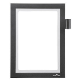 DURABLE - Informationsrahmen DURAFRAME, A5, schwarz, sk, 499401, direkt beschriftbar