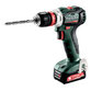 metabo® - Akku-Bohrschrauber PowerMaxx BS 12 BL Q (601039500), metaBOX 118, 12V 2x2Ah Li-Power + SC 30