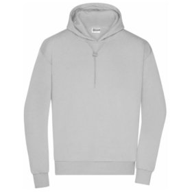 James & Nicholson - Herren Lounge Hoody 8034, grau, Größe S