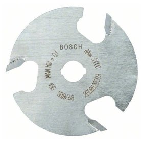 Bosch - Scheibennutfräser, dreischneidig, Hartmetall Schaft-ø8mm D1 50,8mm L 3mm G 8mm