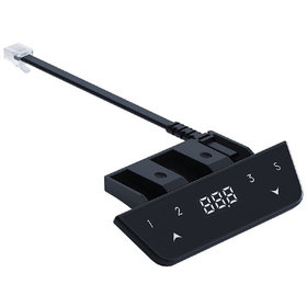 HETTICH - Handschalter für Tischplatten ActiSwitch Eco-Memory 9309939, schwarz