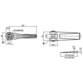 HALDER - Beidseitige Exzenterhebel, mit Achsbolzen | Aufnahmebohrung=12 mm | 23380.0012