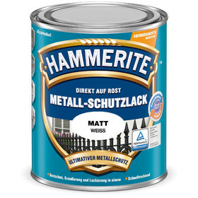 HAMMERITE™ - Metallschutz-Lack 750ml matt weiß