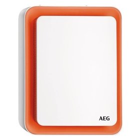 AEG - Heizlüfter Stand 1800W ws/or 1,5kg 230V weiß/orange IP21 7-30°C 230x300x150mm