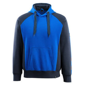 MASCOT® - Kapuzensweatshirt UNIQUE, Kornblau/Schwarzblau, Größe XL