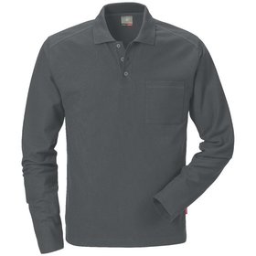 KANSAS® - Berufs-Poloshirt 7393, dunkelgrau, Größe L