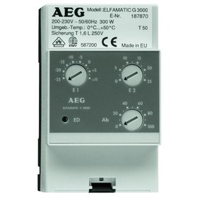 AEG - Vorwärtssteuerung ELFAMATIC Display 37-80% mit Fühler für Wärmespeicher-Heizung