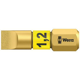 Wera® - Bit für Schlitzschrauben 800/1 BDC Diamant, 6,5 x 1,2 x 25mm