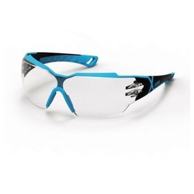 uvex - Schutzbrille pheos cx2 farblos supravision excell schwarz/hellblau