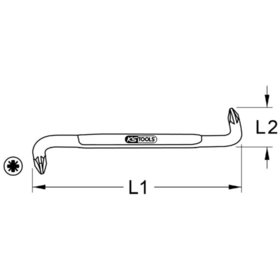 KSTOOLS® - Winkelschraubendreher PZ1-PZ2
