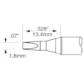 METCAL™ - Lötpatrone für OKi PS-900/MFR-1120/2222 SFV-CH10A, 1,8mm, 13,4mm, m