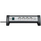 brennenstuhl® - Premium-Office-Line Steckdosenleiste mit USB-Ladefunktion 4-fach schwarz/lichtgrau 1,8m H05VV-F 3G1,5