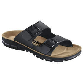 BIRKENSTOCK® - Sandale Bilbao, Birko-Flor, schwarz, Weite normal, Größe 45