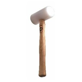 THOR - Super Plastik Hammer, Rund Ø x l 45 x 98 mm, 240 g, mit Holzstiel