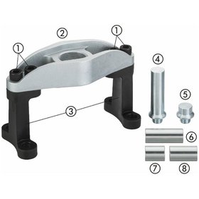 VIGOR® - Radnabenabzieher-Satz Lkw / Busse und Anhänger 45 t V4555, 12-teilig