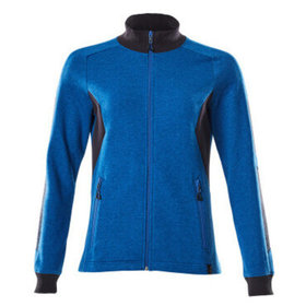MASCOT® - Sweatshirt ACCELERATE mit Reißverschluss Azurblau/Schwarzblau 18494-962-91010, Größe M ONE