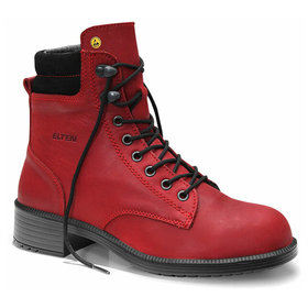 ELTEN - Damen-Sicherheitsschnürstiefel NIKOLA red Mid ESD S2, Größe 39