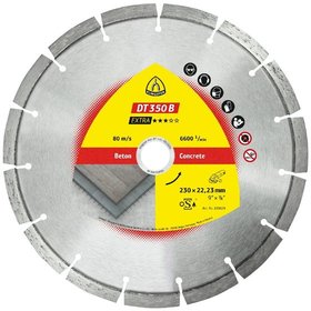 KLINGSPOR - Diamanttrennscheibe DT 350 B, 125 x 2,4 x 22,23mm 9 Segmente 33 x 2,4 x 10mm