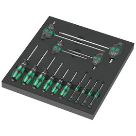 Wera® - 9712 Schaumstoffeinlage TORX HF Schraubendreher Set 1, 14-teilig