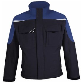 PKA - BESTWORK Softshell-Jacke hydronblau/kornblau, Größe S