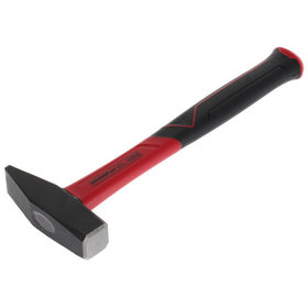 GEDORE red® - Schlosserhammer Fiberglasstiel, 800 g Kopfgewicht,, geschmiedet, R92120032