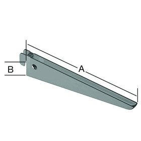 Vormann - U-Träger Stahl weiß, 170 x 50mm