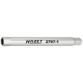 HAZET - Stoßfänger-Rohr-Steckschlüssel 2797-1, Vierkant hohl 6,3mm (1/4")