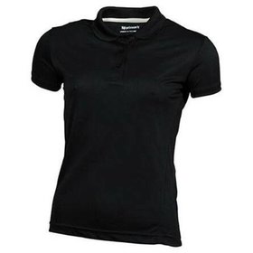 James & Nicholson - Damen Poloshirt upgrade®-Silver JN411, schwarz, Größe XXL