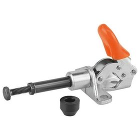 KIPP - SCHUBSTANGENSPANNER, MIT KONSOLE, MINI, F2=500, STAHL VERZINKT UND PASSIVIERT, KOMP:KUNSTSTOFF ORANGE