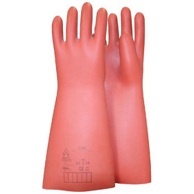 KSTOOLS® - Elektriker-Schutzhandschuh mit mechanischen und thermischen Schutz, Größe 12, Klasse 00, rot