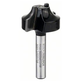 Bosch - Kantenformfräser E, 1/4", R1 6,3 mm, D 25,4 mm, L 14 mm, G 46 mm