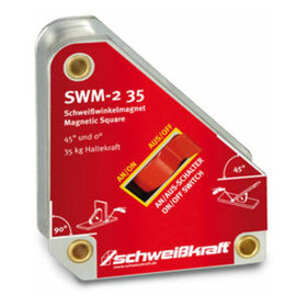 schweißkraft® - SWM-2 35 Schweißwinkelmagnet 45° / 90°