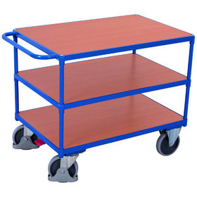 VARIOfit - Schwerer Tischwagen 500kg mit 3 Ladeflächen 1000 x 600mm