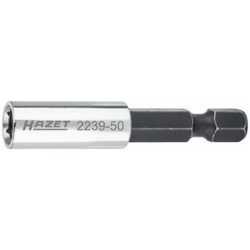 HAZET - Adapter 2239-50 ∙ 1/4" Sechskant massiv ∙ 1/4 Sechskant hohl ∙ Länge: 50mm