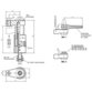 HALDER - Aufsitzspanner, schwenkbar, Größe 60/mit Exzenterspannhebel | d1=60 mm / d2=M12 | 23310.0060