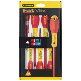 STANLEY® - Schraubendreher-Set FatMax 6-teilig, Schlitz/PZ VDE