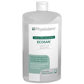 Physioderm® - ECOSAN® Hautreiniger Waschlotion flüssig parfümfrei HACCP-konform 500ml Hartfl
