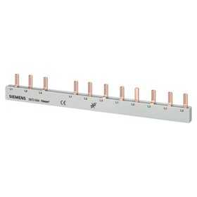 SIEMENS - Phasenschiene 3ph 18mm 210mm 10mm² 50A Stift isoliert