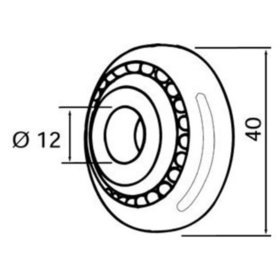 Rademacher - Kugellager 4024,für Rohrmotor