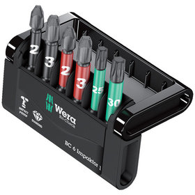 Wera® - Bit-Sortiment Bit-Check 6 Impaktor 1, 6-teilig