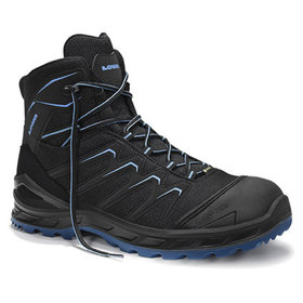 ELTEN - Sicherheitsstiefel LARROX Work GTX black-blue Mid 5482, S3 CI, Größe 45