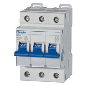 Doepke - Leitungsschutzschalter UC B 16A 3p 400V 10kA 3TE 50Hz IP20