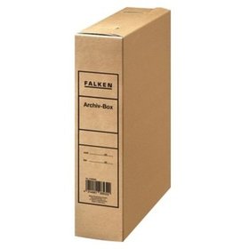 FALKEN - Archivbox, A4, 230x80x320mm, braun, 11286606, Vollpappe