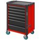 HAZET - Werkstattwagen Assistent 179N-7-RAL3020, Schubladen, flach: 5 x 81 x 522 x 398mm, Schubladen, hoch: 2 x 166 x 522 x 398mm