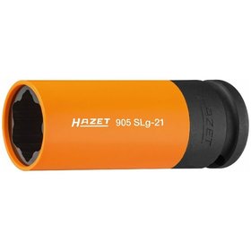 HAZET - Schlag-, Maschinenschrauber-Einsatz 905SLG-21, 1/2" Hybrid Sonderprofil 21